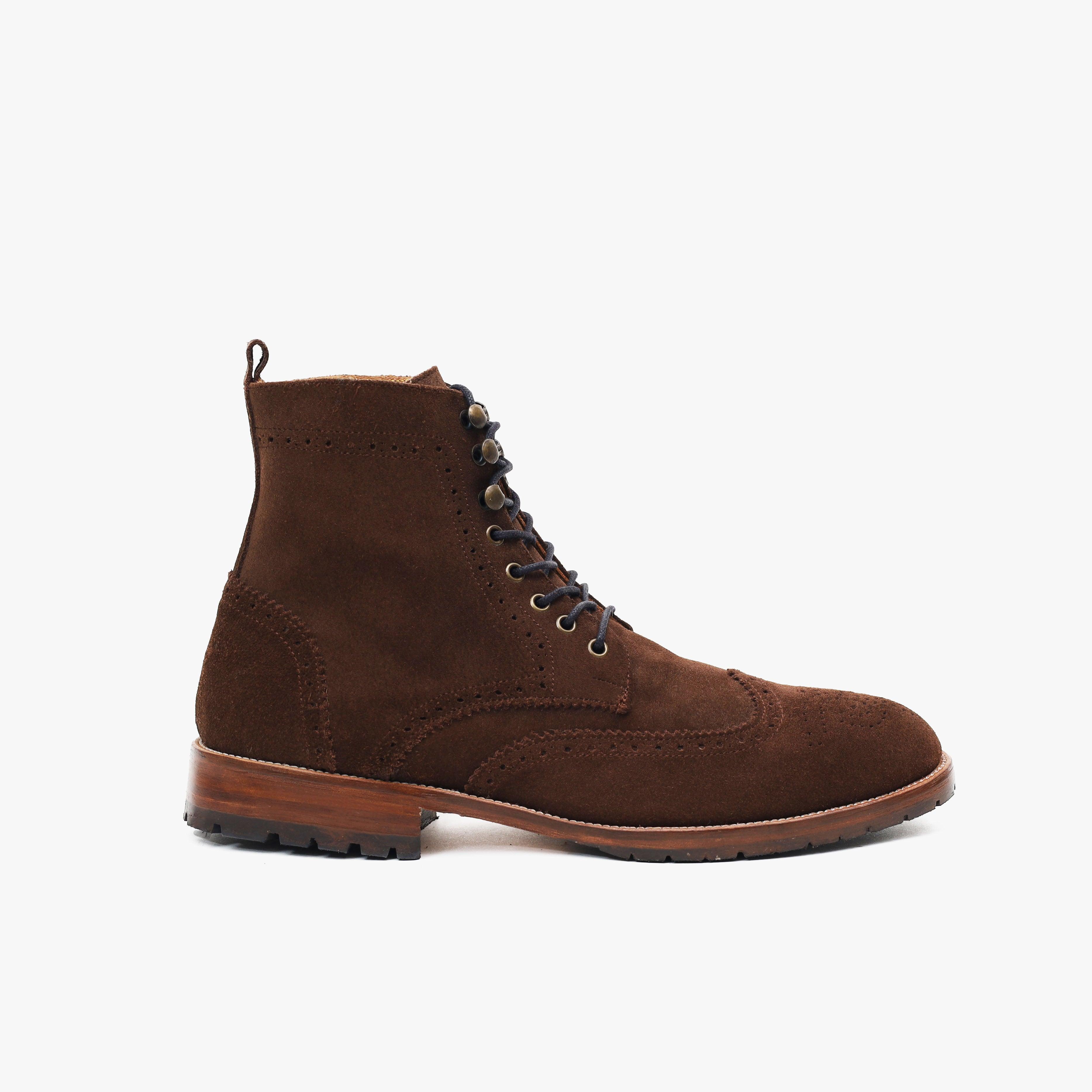 Combat boots homme marron hot sale