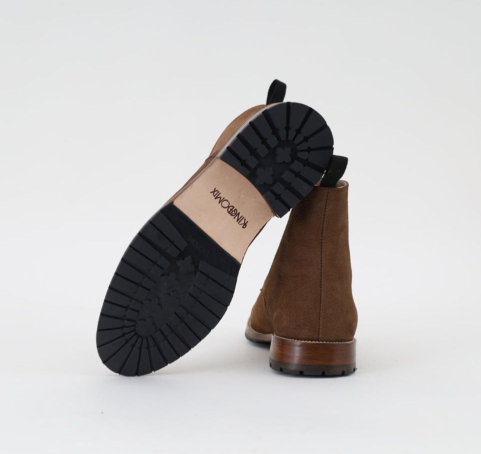 Combat Boots Classique – Nubuck Caramel - Yanni.