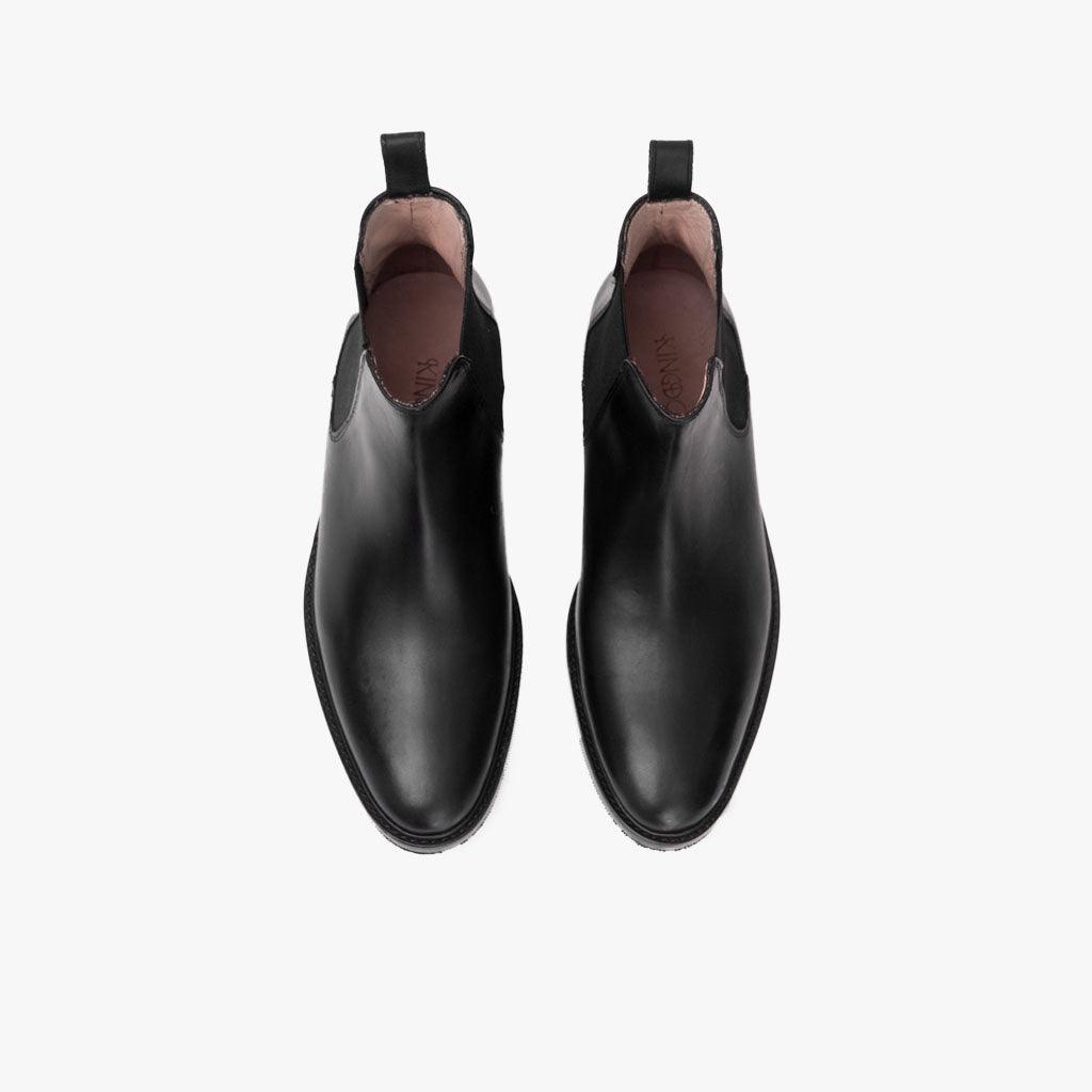 Chelsea boots discount cuir noir homme